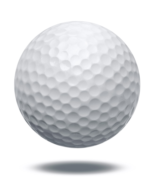 golfball in 3d